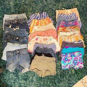🌸💜Toddler girls shorts/skirts lot🌸💜